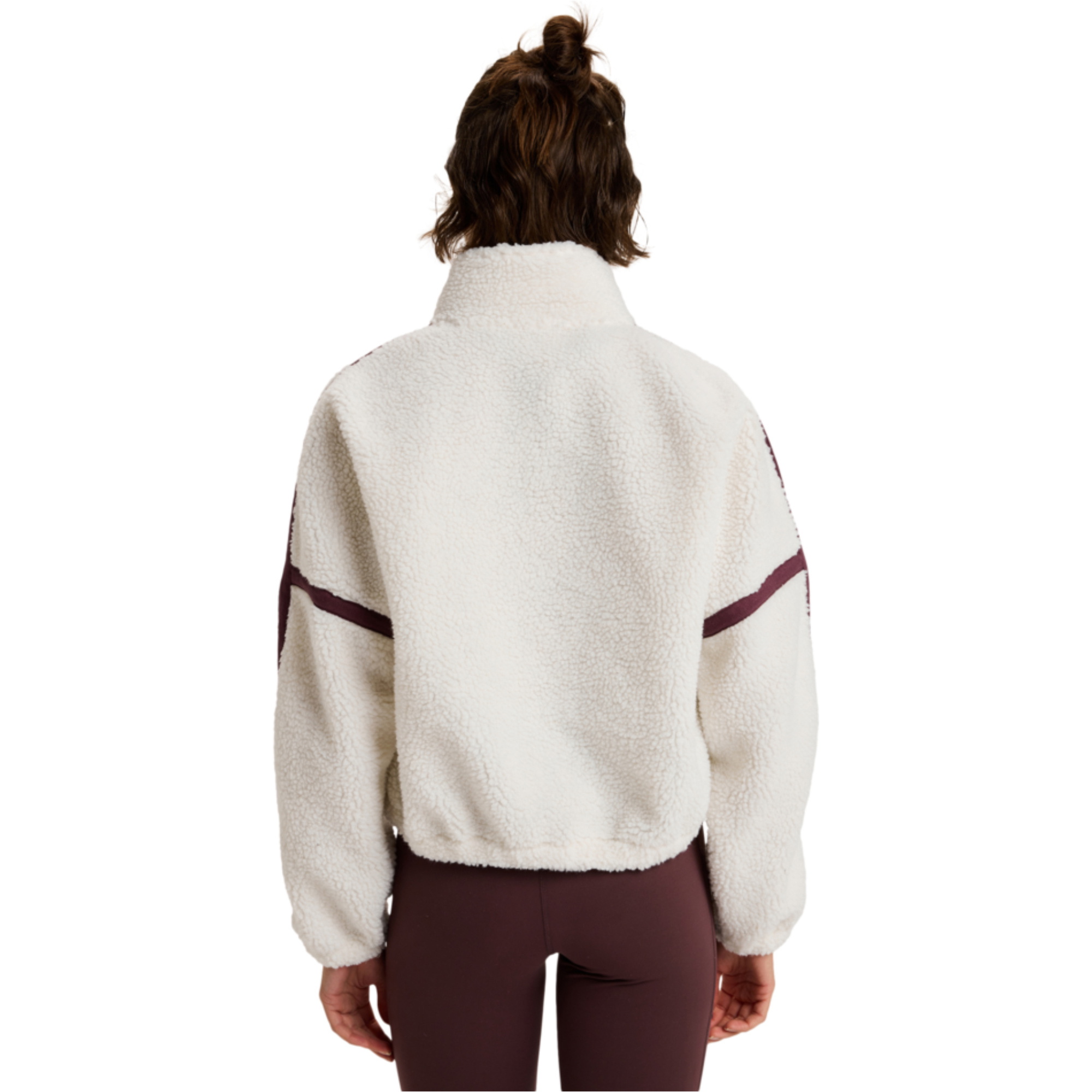 2025 Roxy Femmes Pull Sportif Zippé Boundless Spirit ERJPF03220 - Whisper White